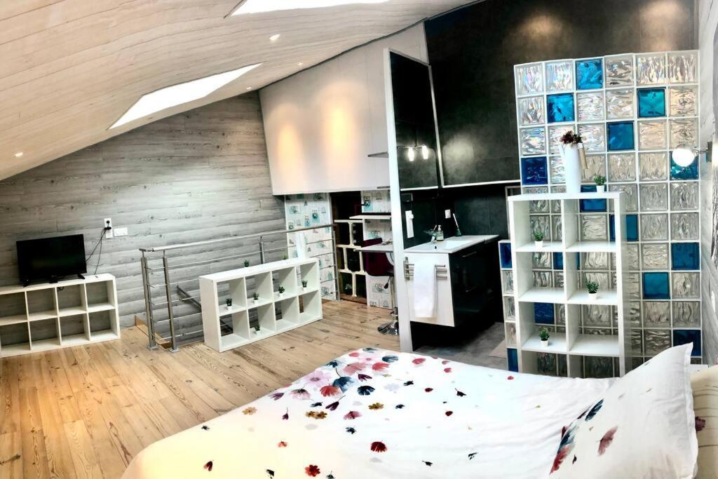 Duplex Atypique 20' De Toulouse Apartment Leguevin Luaran gambar